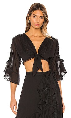 

Блузка kissa - Charo Ruiz Ibiza, Черный, Укороченные