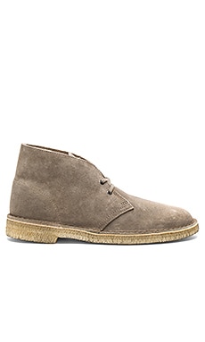 taupe distressed suede clarks