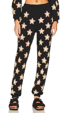 Product image of Chaser Rainbow Star Toss Pant. Click to view full details
