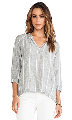 CP SHADES Katie Wash Button Down in Grey Dobby Stripe | REVOLVE