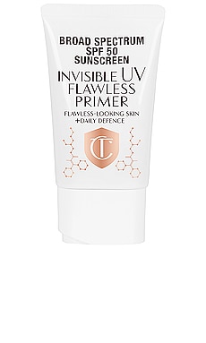 Broad Spectrum SPF 50 Sunscreen Invisible UV Flawless Poreless Primer Charlotte Tilbury $55 