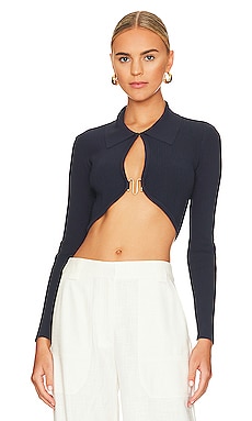 Cult Gaia Viola Knit Top in Mountain