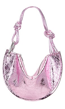 h:ours Saira Sequin Knit Halter Top in Pink