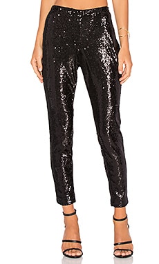 Commando Faux Patent Leather Pant in Black