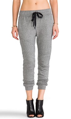 Current/Elliott The Moto Sweatpant in Heather Grey