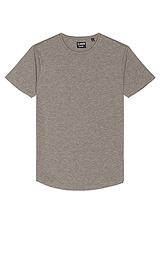 Product image of Cuts Crew Curve Hem T-Shirt. Click to view full details