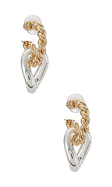 Product image of DANNIJO Michigan Hoop Earrings. Click to view full details
