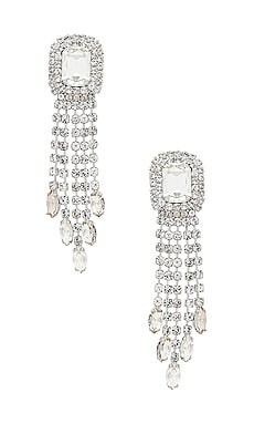 DANNIJO Priscilla Earrings in Silver | REVOLVE