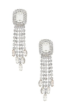 Dannijo Priscilla Earrings In Silver 