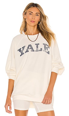 DAYDREAMER X REVOLVE Yale Raglan Sweater Dress in Stone Vintage | REVOLVE