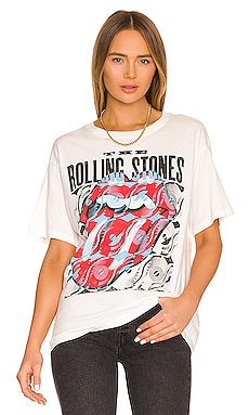 DAYDREAMER Rolling Stones Tee in Vintage White from Revolve.com
