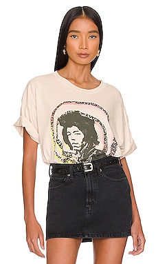 Product image of DAYDREAMER Jimi Hendrix Spiral Merch tee. Click to view full details