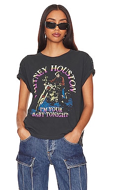 Product image of DAYDREAMER Whitney Houston I'm Your Baby Tee. Click to view full details