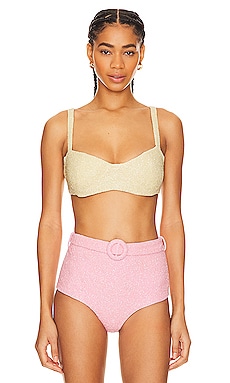 Rose gold sale high waisted bikini