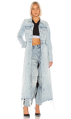 

Тренч - DENIM x ALEXANDER WANG, Рваные