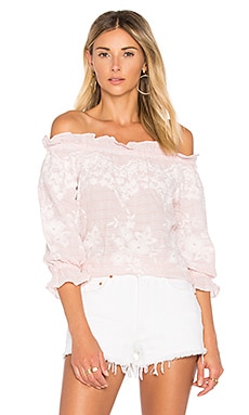 devlin Renee Blouse in Blush | REVOLVE