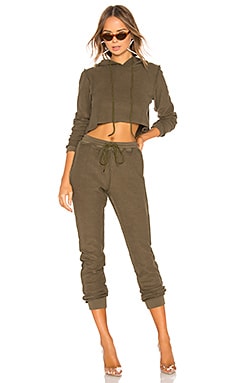 khaki sweatsuit