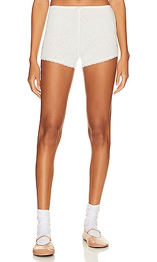 Free People Good Karma Running Short in Ice Grey – Laurenly Boutique