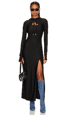 Free People Love And Be Loved Midi Dress in Black Combo | REVOLVE