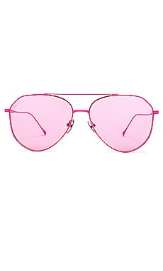 DIFF EYEWEAR Dash in Neon Pink | REVOLVE