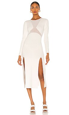 

Платье миди - Dion Lee, Белый, Свитера и трикотаж