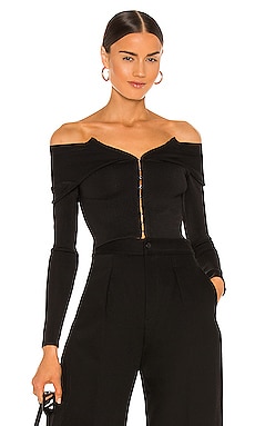 

Блузка open neck - Dion Lee, Черный, Черный