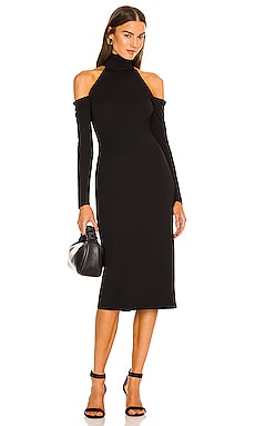 X REVOLVE Cold Shoulder Midi Dress Donna Karan $207 