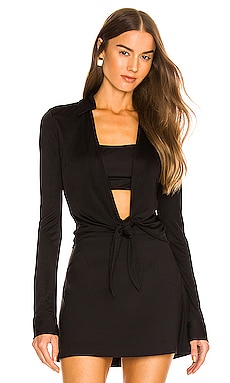 Product image of Donna Karan X REVOLVE Wrap Top. Click to view full details