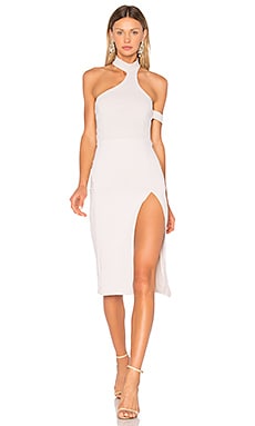The Sei Cross Front Halter Dress in Ivory