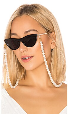 

Цепочка для очков pearl - DONNI, Белый, Солнцезащитные очки