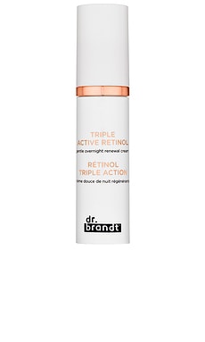 Product image of dr. brandt skincare Triple Active Retinol Gentle Overnight Renewal Cream. Click to view full details