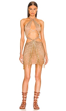 Cher Embellished Mini Dress DUNDAS x REVOLVE $498 NEW