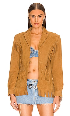 Lee Fringe Leather Jacket DUNDAS x REVOLVE $698 