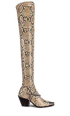 Revolve 2025 snakeskin booties