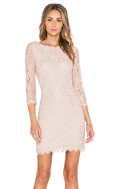 Diane von Furstenberg Zarita Dress in Nude | REVOLVE