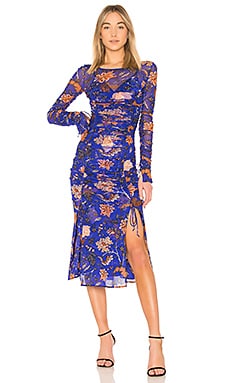 dvf mesh dress