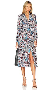 Erica Midi Dress Diane von Furstenberg $498 NEW