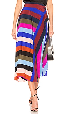 Draped wrap maxi clearance skirt