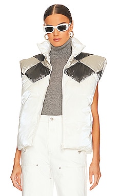 Product image of EAVES Margot Puffer Vest. Click to view full details