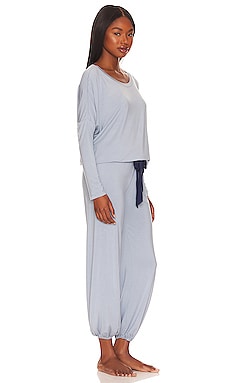 Revolve Women Clothing Loungewear Pajamas Lush Velour PJ Set in Lavender. 