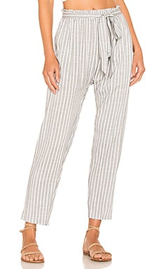 

Брюки amalfi stripe hudson - eberjey, Серый, Повседневные брюки