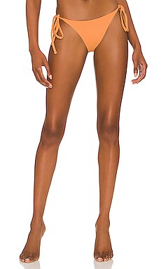 Jenna Plissé High Waist Bikini Bottom - Mango