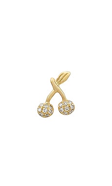 Diamond Cherry Stud Earring EF COLLECTION $263 