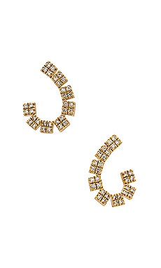 Diamond Double Row Wrap EarringsEF COLLECTION$975
