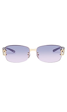 AIRE Phoenix Sunglasses in Bright Gold And Lilac AIRE $49 