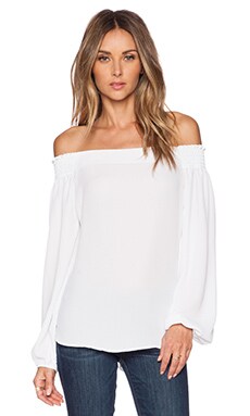 Eight Sixty Off Shoulder Top in White | REVOLVE