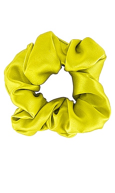Emi Jay Sweet Dreams Silk Scrunchie in Electric Green | REVOLVE