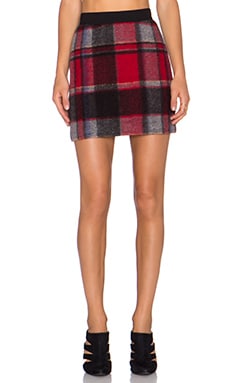 Plaid skirt outlet revolve