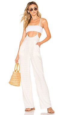 ELLEJAY Jenni Jumpsuit in White | REVOLVE