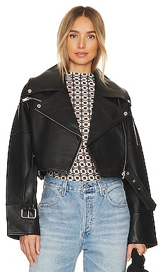 x Rj Leather Biker Jacket Ena Pelly $540 